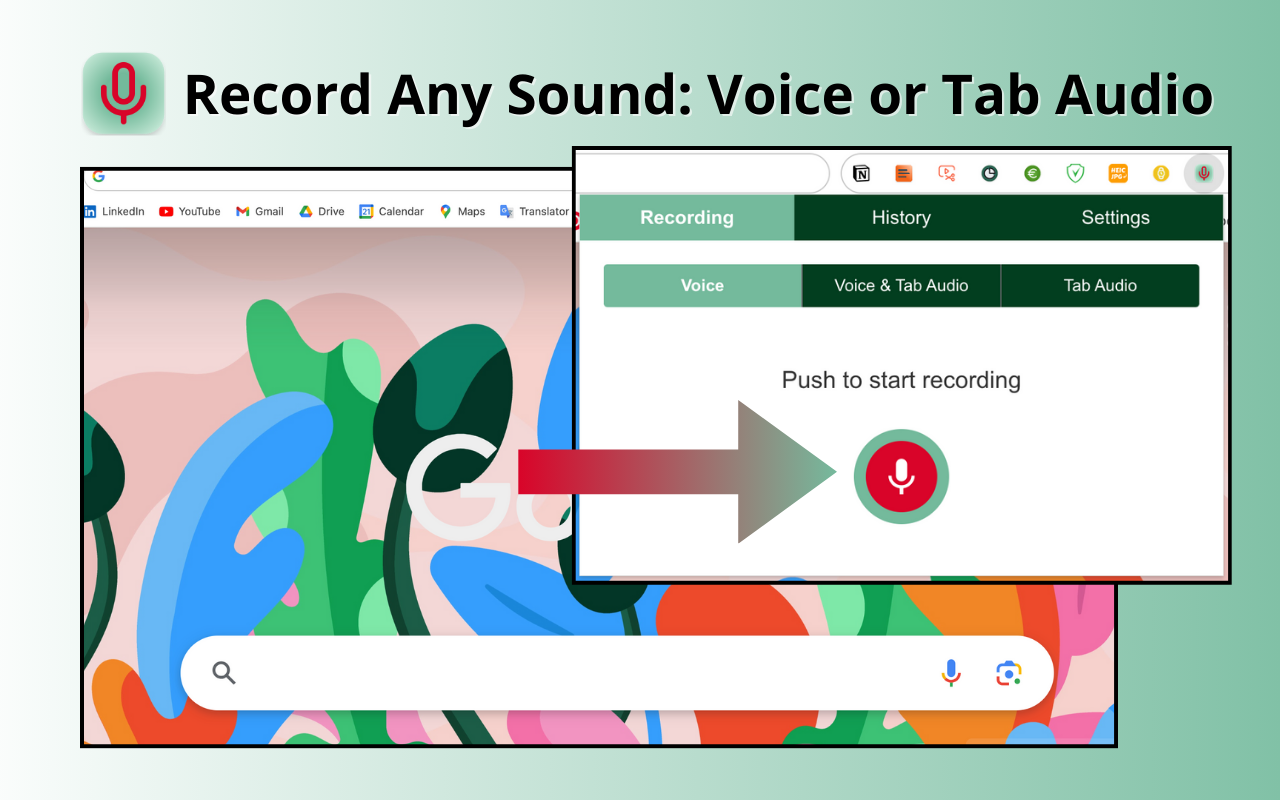 Sound and Audio Recorder Logo